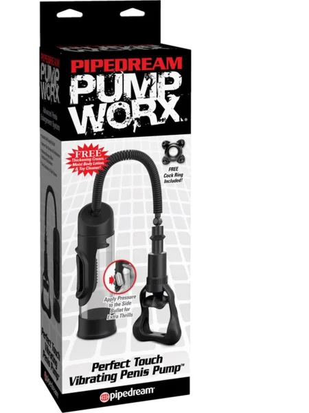 Pump Worx Perfect Touch Vibrating Penis Pump