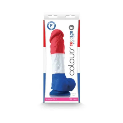 Colours Pleasures Tricolor 8 Dildo