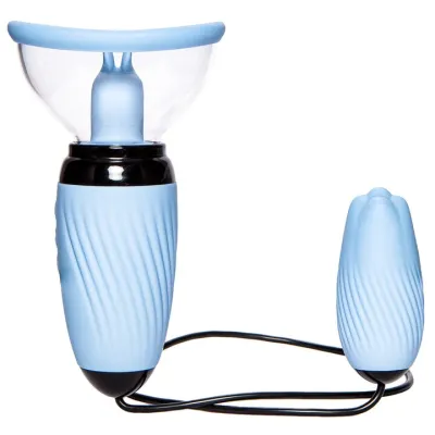 Bondara Plumper Blue 10 Function Vibrating Pussy Pump Love Egg