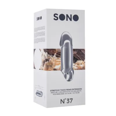 Sono No 37 Stretchy Thick Penis Extension Translucent