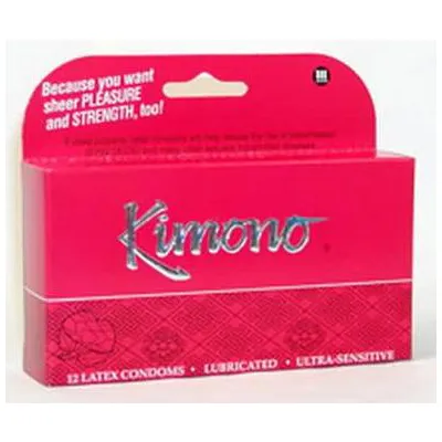 Kimono Lubricated Condom 12 Pk