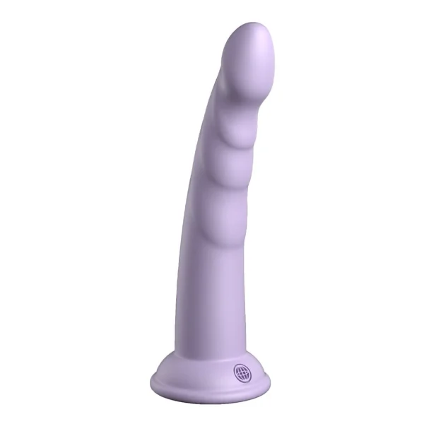 Dillio Platinum Slim Seven Silicone 7" Suction Cup Dildo - Lavender