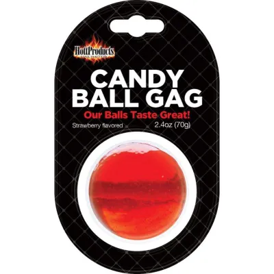 Candy Ball Gag Strawberry 2 4 Oz
