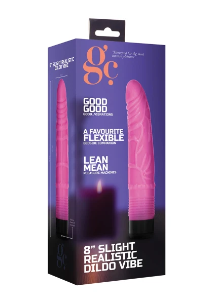 GC. 8'' Slight Realistic Dildo Vibe