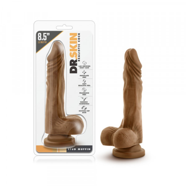 Dr. Skin - Realistic Cock - Stud Muffin - Mocha