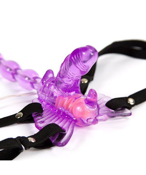 Eden dual motor butterfly strap on