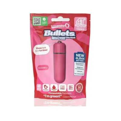 Bullets Discreet Screaming O 4t Bullet Vibrator Strawberry