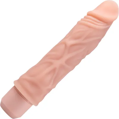 Dr Skin Silicone Dr David Waterproof Vibrating 8 Dildo By Blush Vanilla