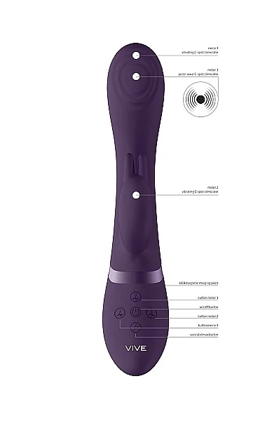 Shots - Cato - Pulse G-spot Rabbit - Purple — image 4 of 8