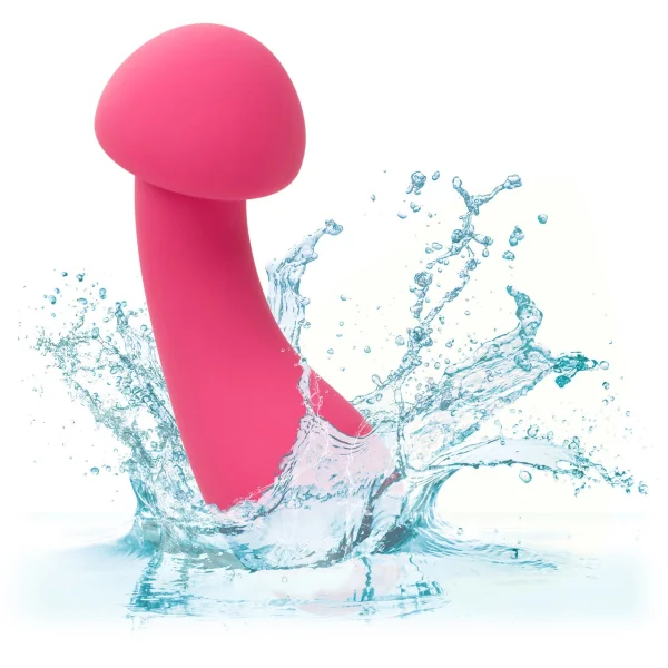 Liquid Silicone Pixies Exciter Rechargeable Waterproof Vibrator By CalExotics - Pink