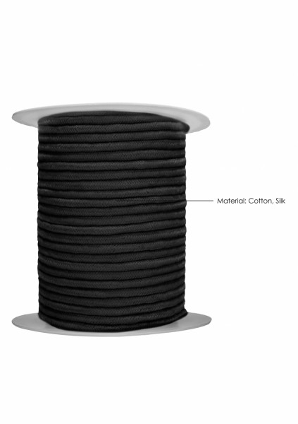 Bondage Rope - 100 Meters - Black - BDSM Sex Toys