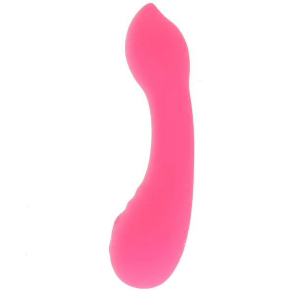 Liquid Silicone Pixies Teaser Rechargeable Waterproof Vibrator By CalExotics - Pink