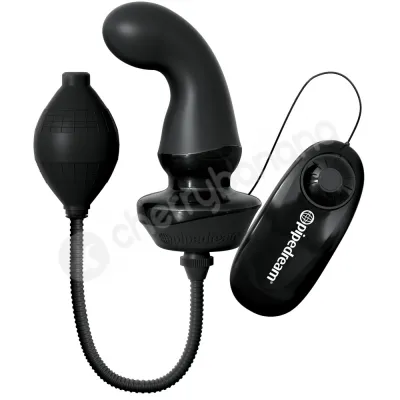 Anal Fantasy Elite Collection Inflatable Black P spot Massager