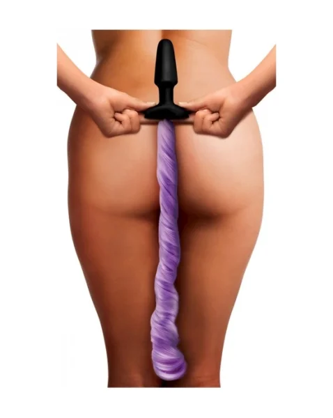 Tailz Purple Pony Tail Anal Plug - Purple - 24.2 Inch