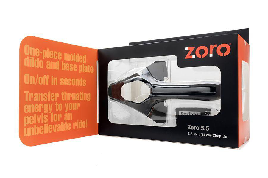 Zoro 5.5 Inch Strap On - Perfect Fit