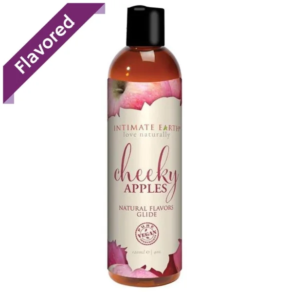 Intimate Earth Cheeky Apples Flavored Water-Based Lube | 2oz