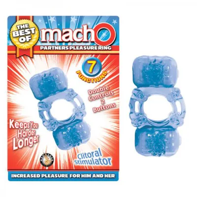 The Best Of Macho Partners Pleasure Ring Blue