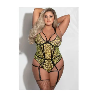 Fierce Leopard Print Teddy