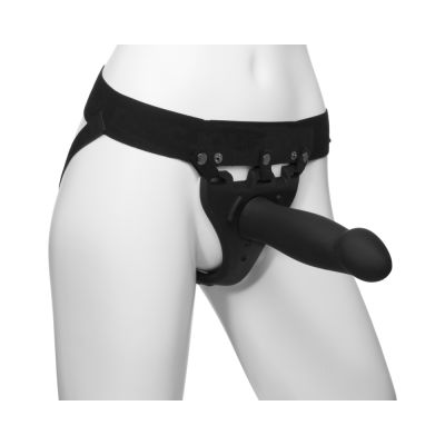 Body Extensions Be Risque Vibrating Hollow Strap On Set O S