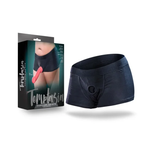 Temptasia Panty Harness Briefs 5XL Black