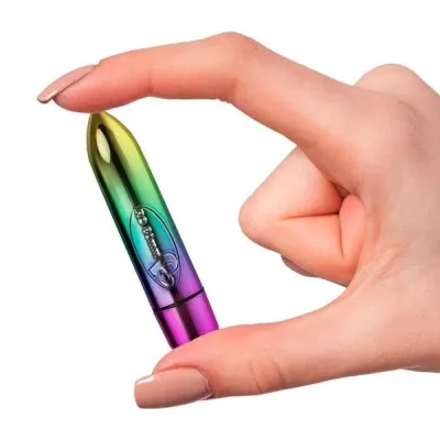 Rocks Off 80mm Rainbow Bullet