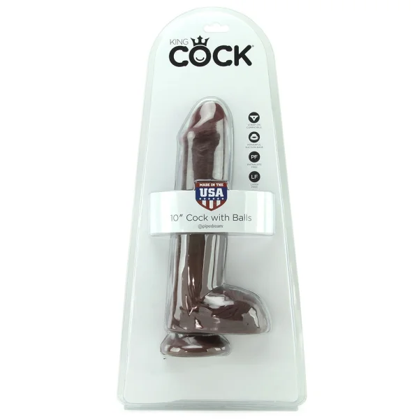 King Cock 10 Inch Cock With Balls