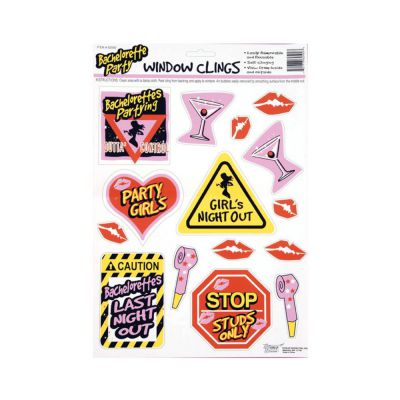 Bachelorette Window Decoration stickers