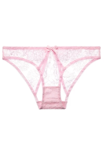 Dita Von Teese Von Follies Seduca Open Back Pink Lace Panty