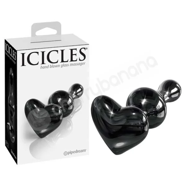 Icicles #74 Heart Shaped Butt Plug