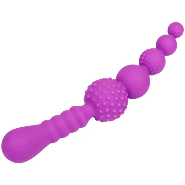 Bondara Rattlesnake Purple Silicone Anal Beads - 8 Inch — image 4 of 5