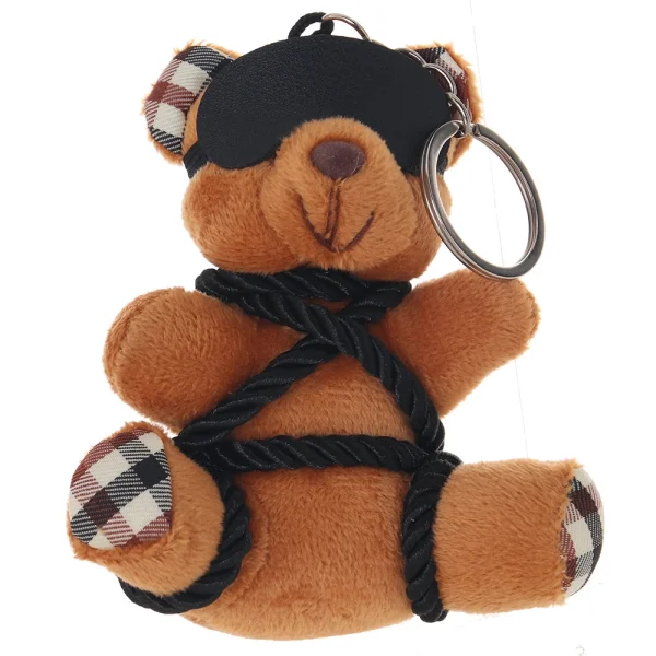 Rope Teddy Bear Keychain
