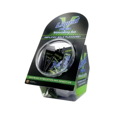 Liquid V For Men Stimulating Gel Bowl 50 Pieces