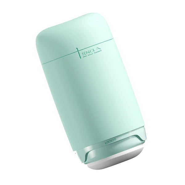 Tenga Puffy Reusable Penis Masturbation Cup - Mint Green