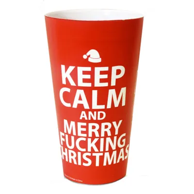 Keep Calm Merry Fucking Christmas Cup