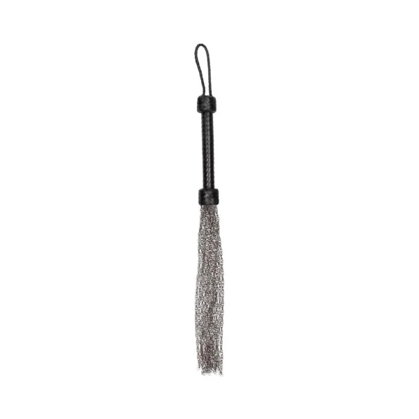 Ouch! Pain - Saddle Leather Metal Chain Flogger