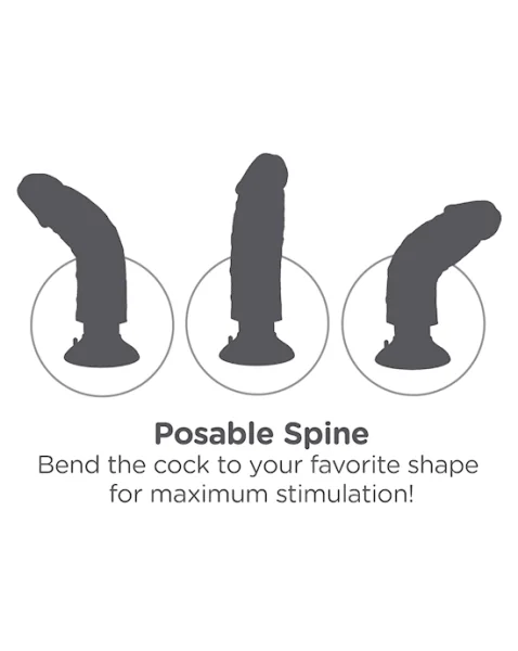 Kink Cock 7 Vibrating Suction Dildo