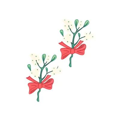 Mistletoe Edible Nipple Pasties