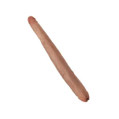 King Cock 16 Tapered Double Dildo Tan
