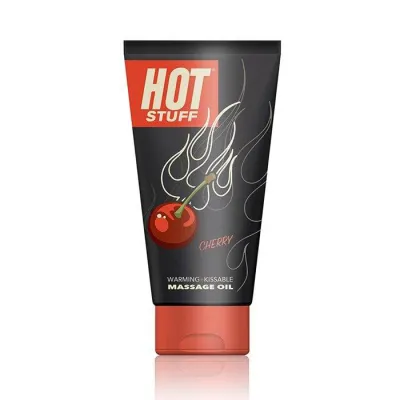Hot Stuff Warming Massage Oil Cherry 6 Fl Oz Tube