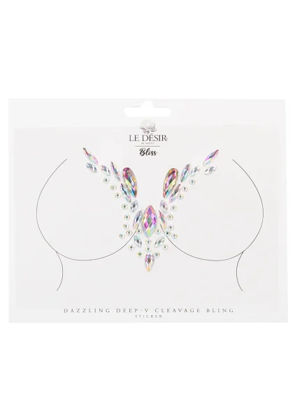 Le Desir Dazzling DeepV Cleavage Bling Sticker