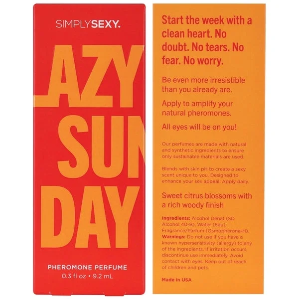 Simply Sexy Lazy Sunday Pheromone Infused Perfume 0.3 oz