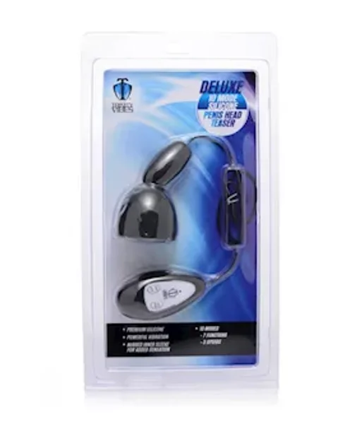 Deluxe 10 Mode Silicone Penis Head Teaser Black — image 14 of 16