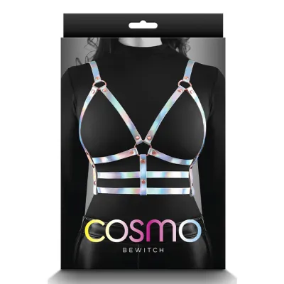 Cosmo Bewitch Harness Holographic Rainbow Harness By NS Novelties
