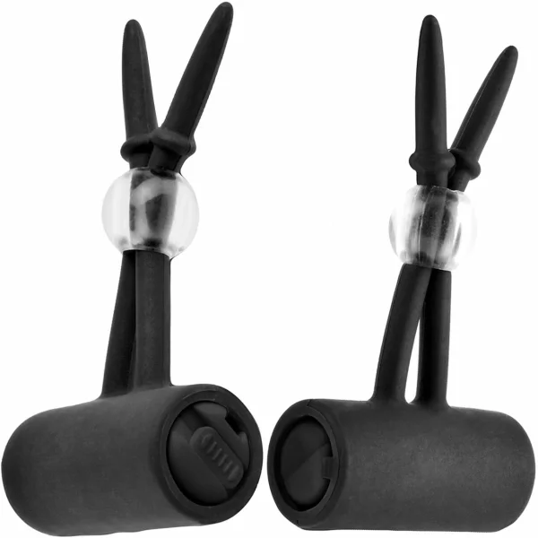 Fetish Fantasy Limited Edition - Vibrating Silicone Nipple Lassos