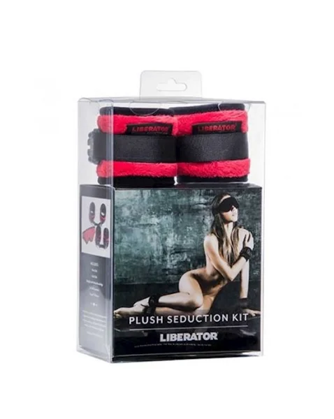 Plush Seduction Kit - Red/black