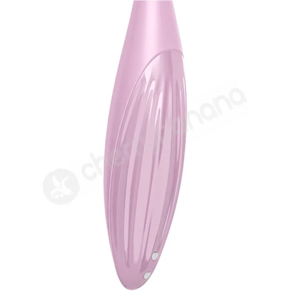 Satisfyer Twirling Joy Pink App Controlled Vibrating Clitoral Stimulator