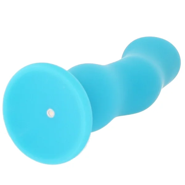 Impressions Miami Rechargeable Waterproof Silicone G-Spot Suction Cup Vibrator By Blush - Teal