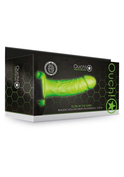 Ouch! Glow in the Dark Realistic 7'' Strap-On