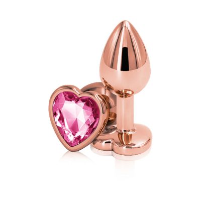 Rear Assets Rose Gold Heart Small Pink