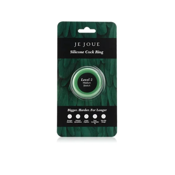 Je Joue Silicone Ring Medium Stretch Green